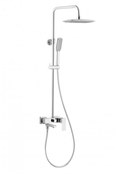 KFA armatury pro dešťovou sprchu Logon se sprchovou baterií a sklopným výtokem do vany 5136-915-00