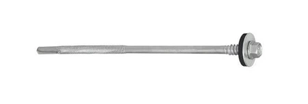 Šroubový šroub s hliníkovou EPDM podložkou pro upevnění sendvičových panelů k oceli 5,5x195mm WSW-12-55195-A19