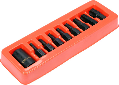 Yato sada 1/2" Torx rázových klíčů, 9dílná YT-10664
