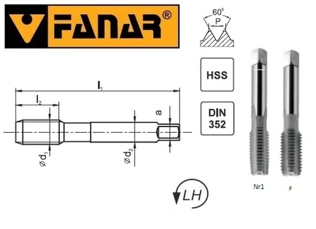 Fanar kohoutek NGMm/2 M6 levá ruka