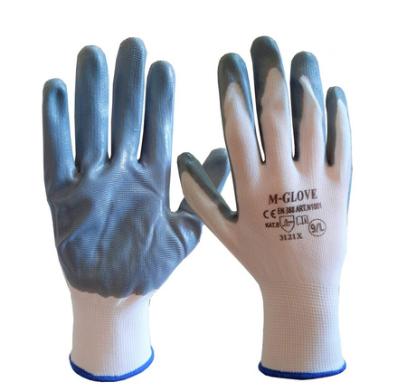 M-Glove ochranné nitrilové rukavice N1001 3121X vel. 8/M