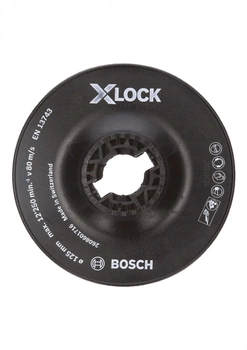 Přítlačná deska Bosch se systémem X-LOCK tvrdá 125mm 2608601716