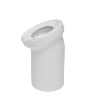 Připojovací koleno pro WC 110mm 45 stupňů