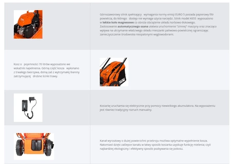 Oleo-Mac GMC 53 TKE ALLROAD4 benzínová sekačka na trávu s pojezdem 66079172E5