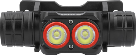 Dobíjecí čelová svítilna Yato 3000lm YT-085943