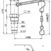 Regulus regulátor tahu 1/2" RT4P