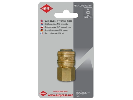 Airpress rychlospojka 1/4" GW Euro 4301501