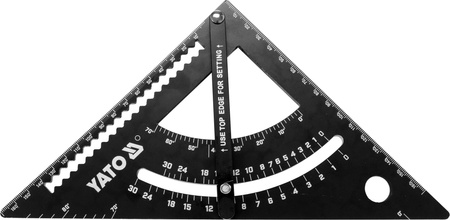 Kovový úhloměr Yato excentrický 170mm YT-70782