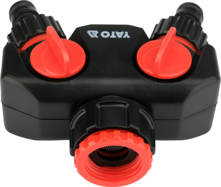 Rozdělovač přípojek Yato se 2 výstupy 3/4"-1" YT-89100