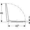 WC sedátko Geberit Geberit Selnova Square 502.896.00.1
