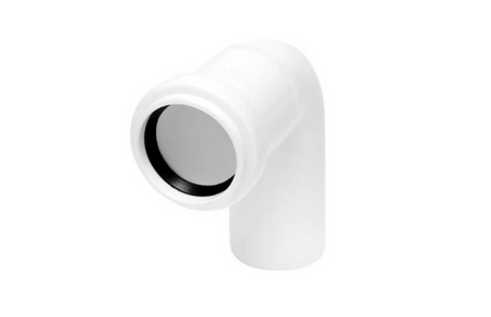 Kanalizační koleno Aquer 90 stupňů 32mm bílé