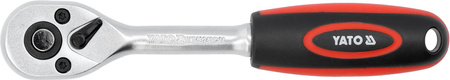 Ráčna Yato rovná 1/4" 90T s plastovou rukojetí YT-03241