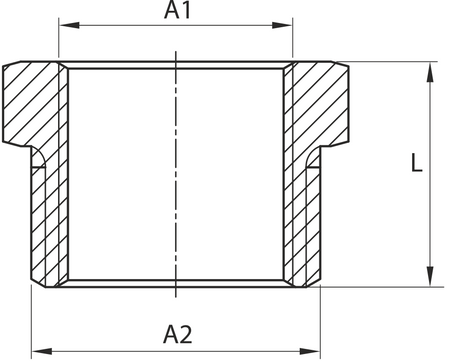 Diamantová redukce na tlakoměr 1/2''x1/4'' mosaz ART.417-1/2X1/4.RED