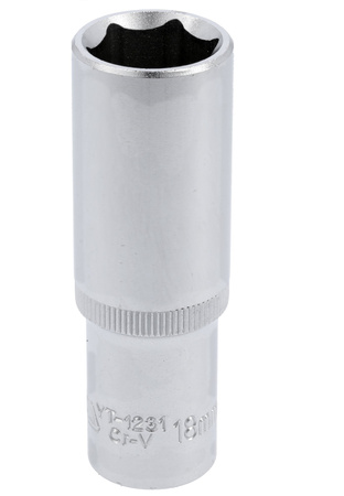 Nástrčný klíč Yato 18 mm 1/2" 6bodový CV dlouhý YT-1231