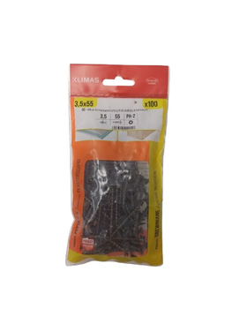 Screw-Met fosfátovaný vrut do dřeva KMGD 3,5x55mm 100 kusů KMGD-35055