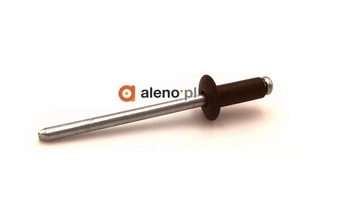 Trhací nýt hliník-ocel s plochou hlavou BK RAL 8014 4x10mm