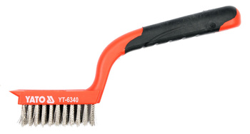 Pětiřadý drátěný kartáč Yato se škrabkou YT-6340