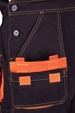 Ochranné kalhoty s náprsenkou Polstar Brixton Spark, velikost 30