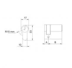 Lobová vložka z niklu s nastavitelným posuvem 30/9