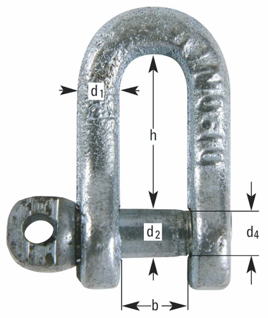 Dolezých přímý třmen DIN 82101 typ A M27 3,15t 03202030