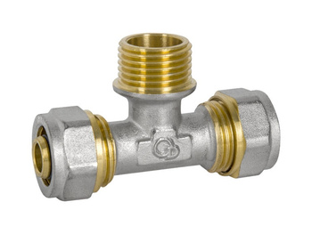 Diamond PEX-AL-PEX tee s mosazným závitem 3/4x16x16 FTN-007.3/4X16X16.TC