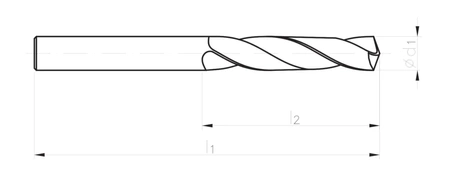Ventilátorový vrták DIN 338 3,4mm HSSE IN W2-103811-0340