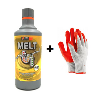 Sada Melt liquid pipe cleaner 750ml + rukavice Wampirki XL