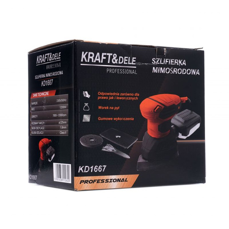 Kraft&Dele excentrická bruska 1200W KD1667