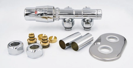 Termostatická instalační sada Vario Term All In One Twins, pravá, chrom ATSGSO202CFK/P