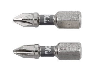 Bity Yato 1/4 "x25mm PH1 Ni 2 kusy YT-78000