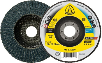 Klapkové kolo Klingspor SMT 626 SUPRA 180x22.23 G40 321691