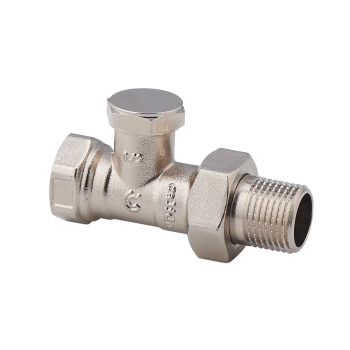 Zpětný radiátorový ventil Calido Eskimos 1/2" přímý