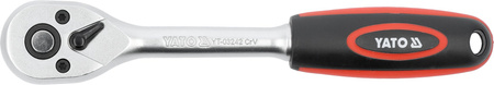 Ráčna Yato rovná 3/8" 90T s plastovou rukojetí YT-03242