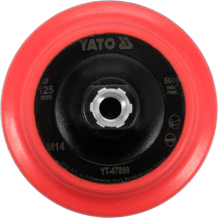 Upínací přípravek Yato 125 mm se suchým zipem M14 YT-47890