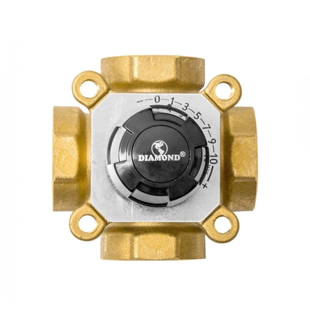 Diamantový 4cestný regulační ventil 1 1/4" ART.19-32