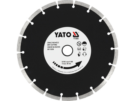 Diamantový kotouč Yato se segmenty 230 mm YT-6005