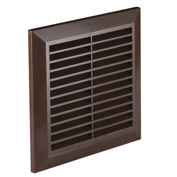 Doplňková větrací mřížka Duo Smart 100/B hnědá 007-4196