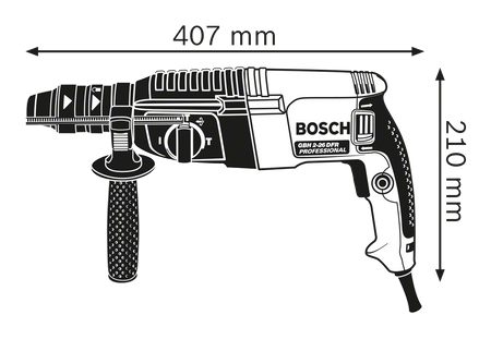 Vrtací kladivo Bosch GBH 2-26 DFR 0611254768