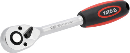 Ráčna Yato rovná 1/2" 90T s plastovou rukojetí YT-03243