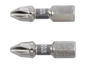 Bity Yato 1/4 "x25mm PH2 Ni 2 kusy YT-78001