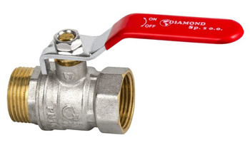 Diamantový kulový kohout 3/4" Standardně s ucpávkou ART.2461-20.WZ
