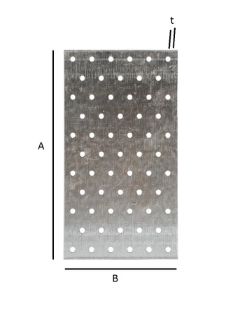 Simpson Strong-Tie perforovaný plech 80x200x2mm NP20/80/200