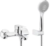 KFA Armatura nástěnná vanová baterie Agat se sprchovým setem 4424-510-00