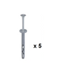 Screw-Met zátka pro rychlou instalaci s límcem SMK 6x40mm 5ks SMK-06040