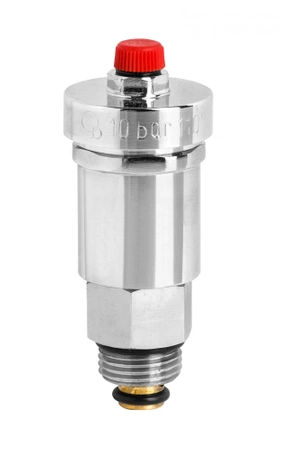 Diamantový odvzdušňovací ventil ústředního topení 1/2" automatický s uzavíracím ventilem ART.200-15