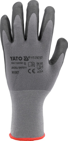 Skvrnité nitrilové rukavice Yato velikost 9 YT-74758