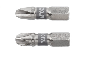 Bity Yato 1/4 "x25mm PH3 Ni 2 kusy YT-78002