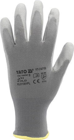 Pracovní rukavice Yato šedé vel. 10 YT-7472