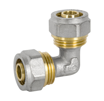 Diamantové dvojité koleno PEX-AL-PEX 25x20 mosaz FTN-006,25x20.KOL-2