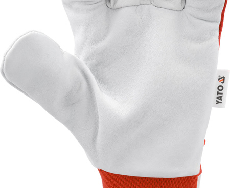 Kožené pracovní rukavice Yato velikost 10 YT-74642